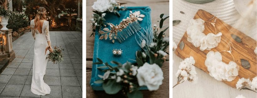 robe de mariée et accessoire