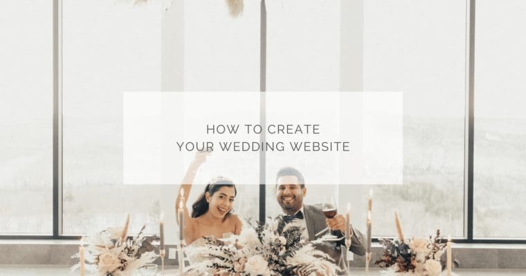how to create your wedding website in Quebec?