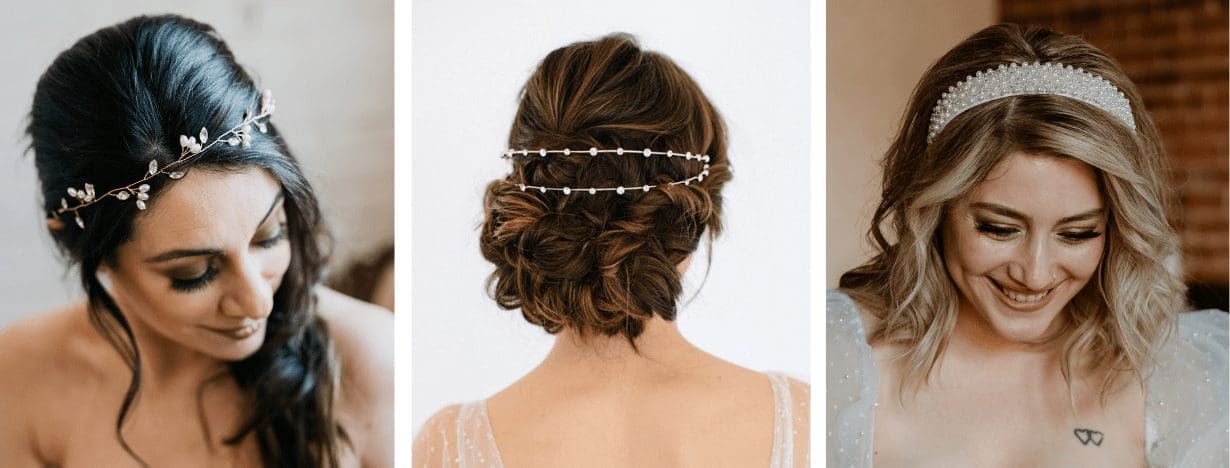 bridal headband dream it yourself