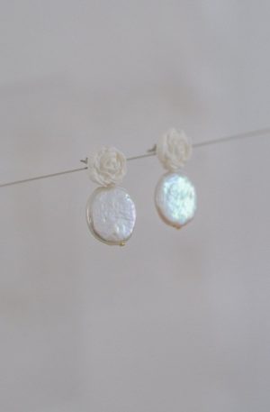 Boucles d'oreilles Rosa X Perle